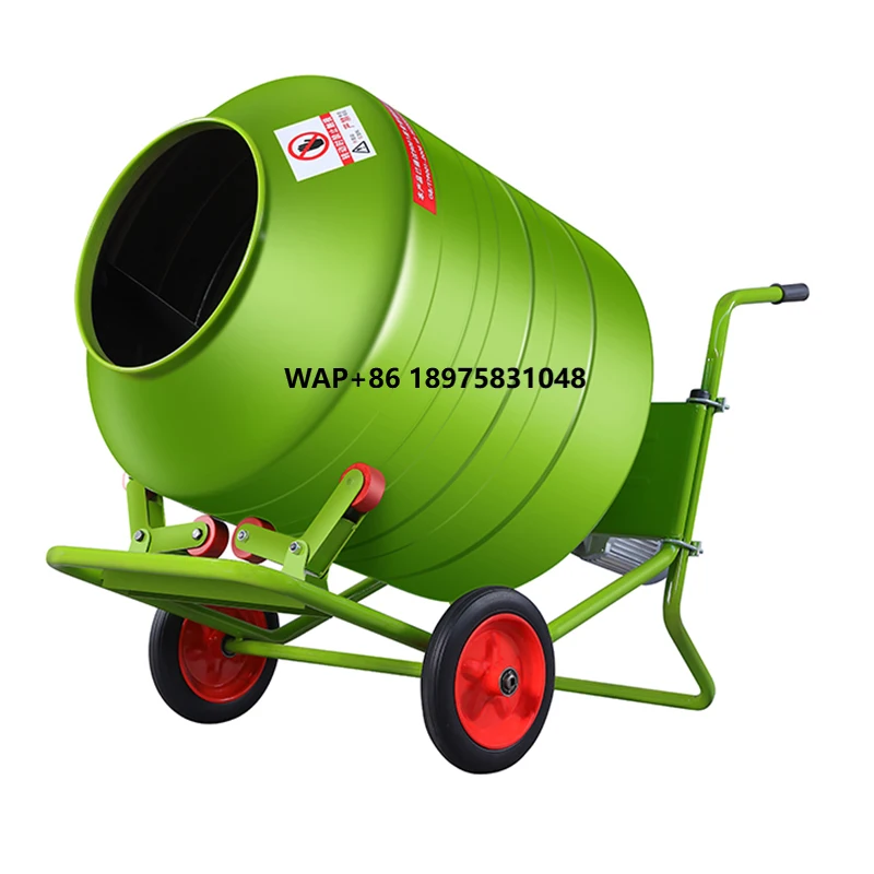 

Factory direct sales supply 200l drum mobile cement machine price 560L 700L small concrete mixer mini electric mixer