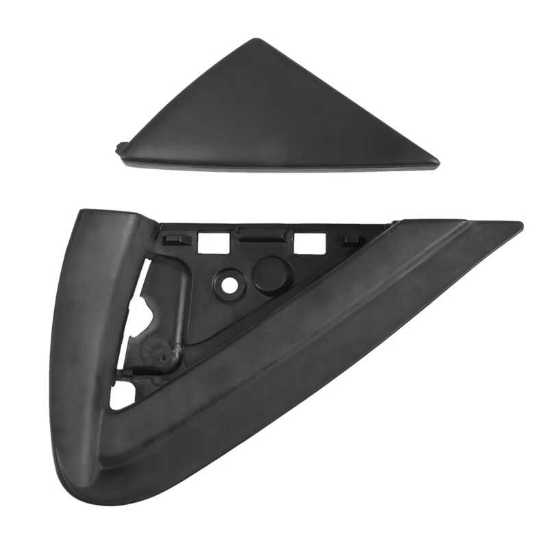 Durable-Car Front Left&Right Window Triangle Plate Side Mirror Corner Triangle Garnish Cover Panel For Citroen C4 C4L 2012-2015