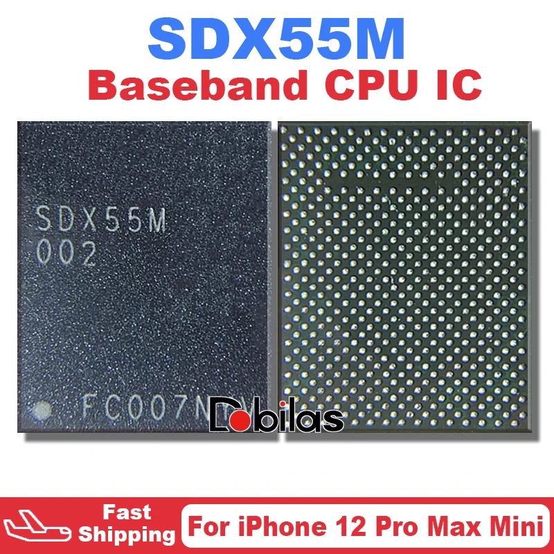 

2Pcs SDX55M Baseband CPU IC Chip BGA For iPhone 12 12Pro 12 ProMax 12Mini Integrated Circuits Replacement Parts Chipset