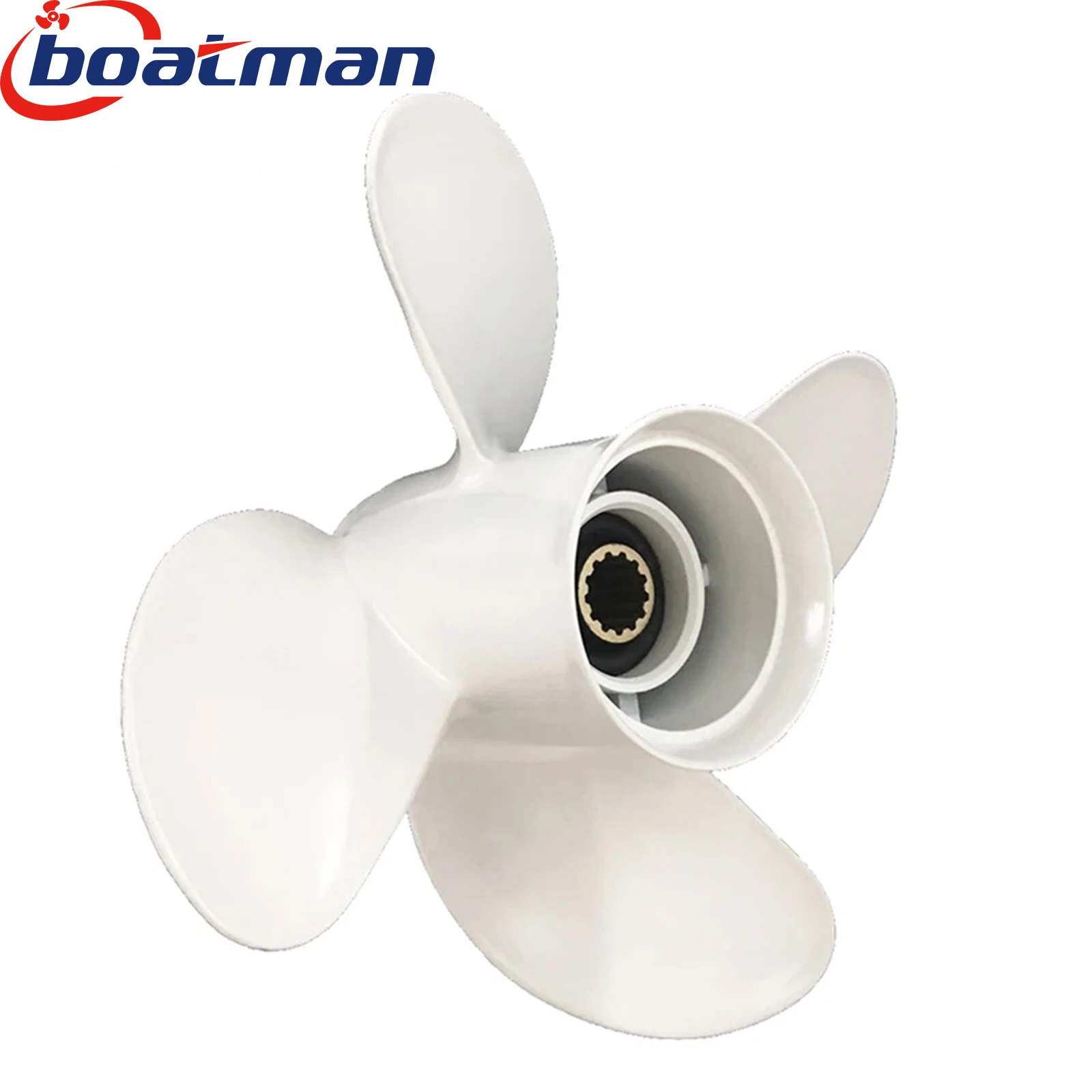 

Boat Propeller 10 5/8x12 For Yamaha Outboard Motor T25HP 40HP 48HP 50HP 55HP 60HP Aluminum 13 Tooth 4 Blade Spline Engine Part