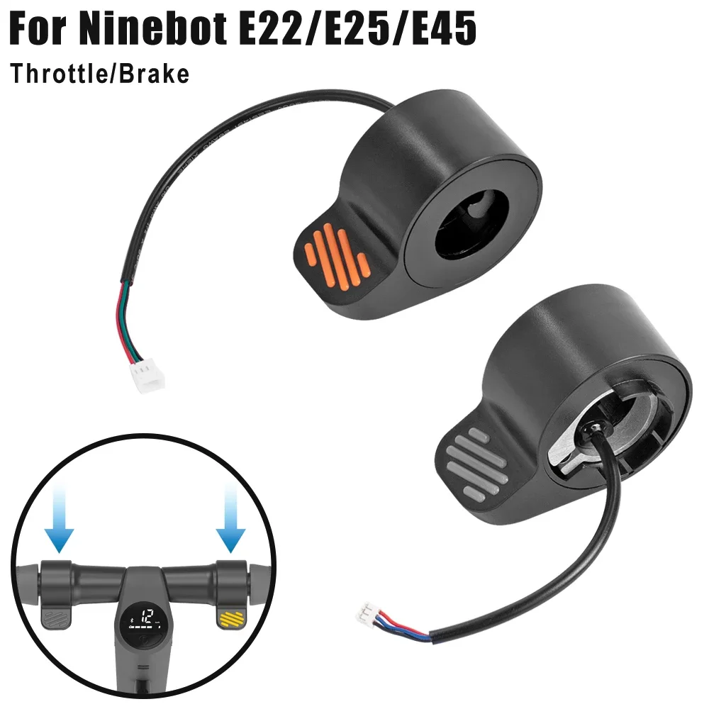 Electric Throttle Finger Accelerator For Segway Ninebot E22 E25 E45 Scooter Finger Button Brake Dial Thumb Accelerator