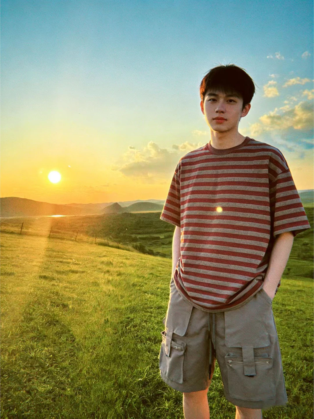 

ay Workwear orts Men's Summer Functional Outdoor Hiking Pants Five-Point Retro American Sle orts Ci Walk Cam