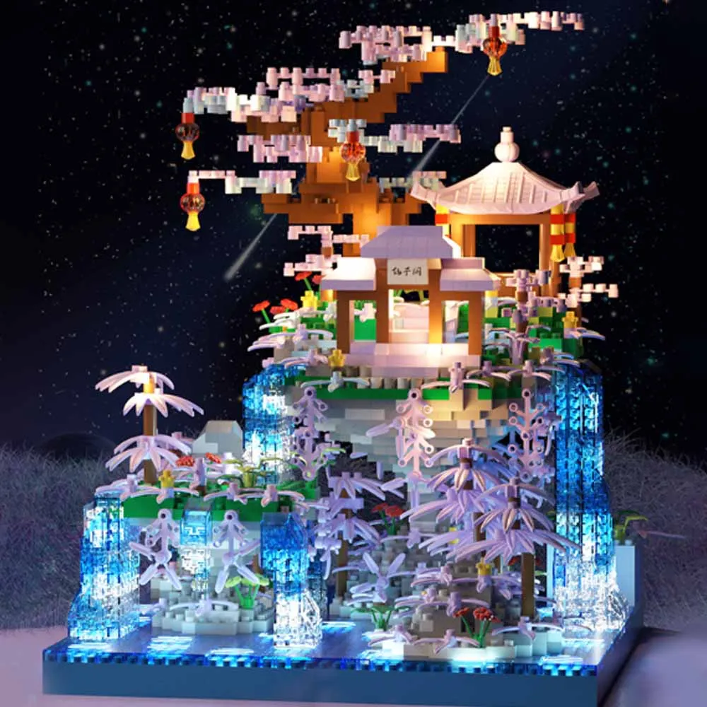 2436PCS Tree House Building Set Treehouse with Mini Building Block LED Creative Forest Birthday Gift for Adults with Box