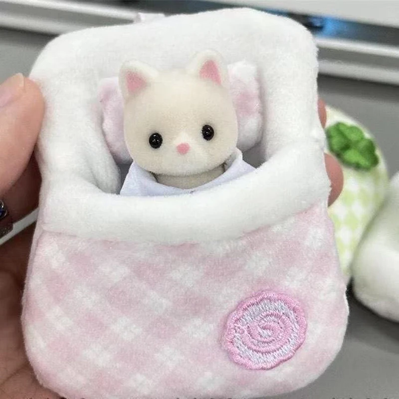 �� 1/3 Stück Niedliche Plüsch-Vierblättrige-Klee-Puppe fürs Bett 8*6*1CM Weicher Schlafsack Mini-Puppenzimmer-Dekoration Möbel Puppenzubehör – Detail 5