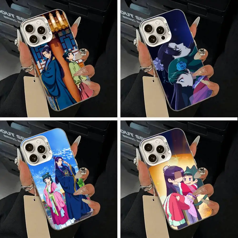 

The Apothecary Diaries-Maomao-Jinshi Phone Case For IPhone 17 Air 16 15 14 13 12 11 Pro Max White Sliver Hard Cover