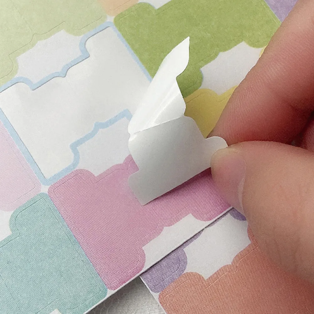 

24 Sheets Writable Adhesive Page Tabs Anti-Tear Classification Tabs for Books Archives Files Planners Book Annotation Supplies