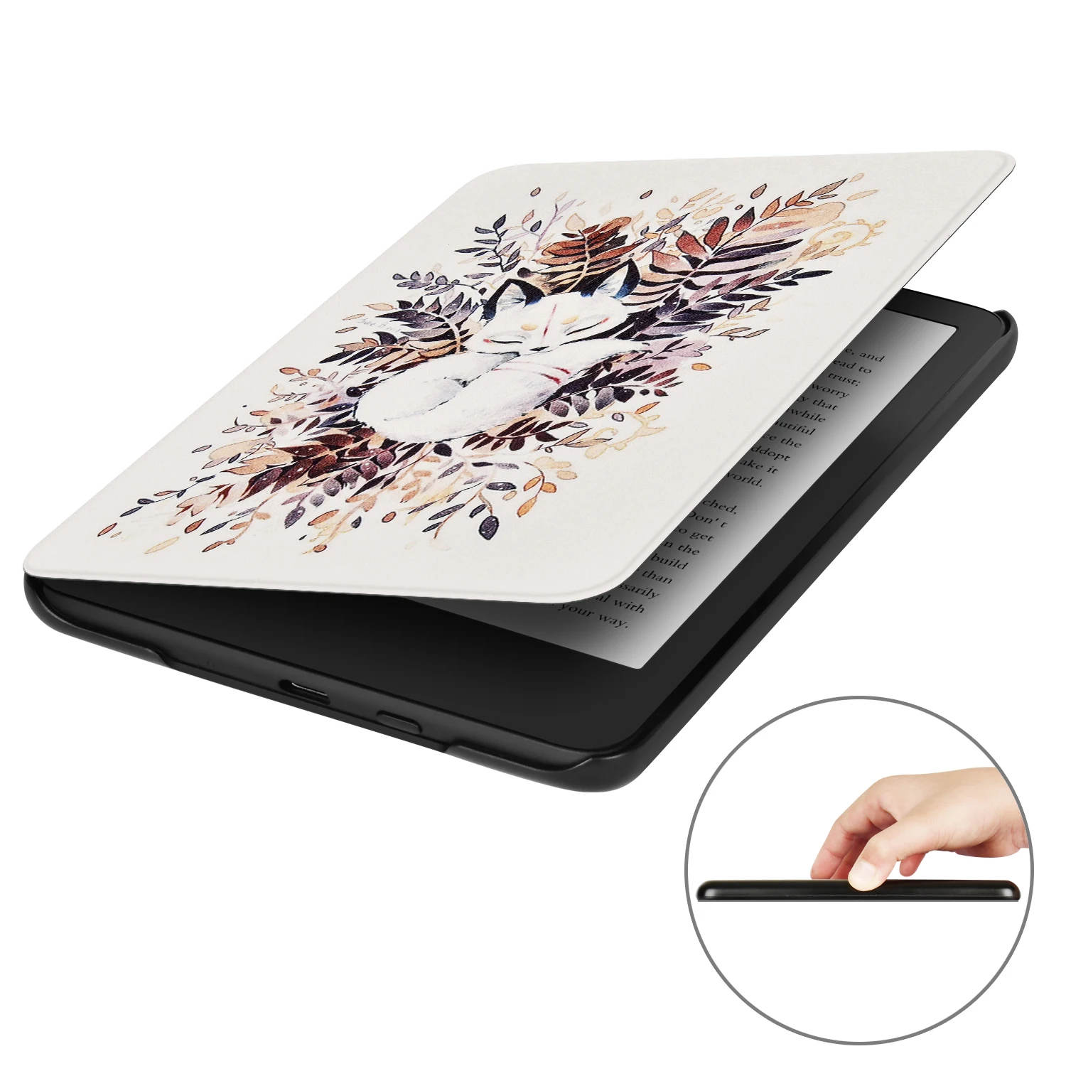 For Kindle Paperwhite 10th Painted Case Smart Cover for Kindle Paperwhite 4 PQ94WIF 2018 Released Magnetic Protective Slimshell