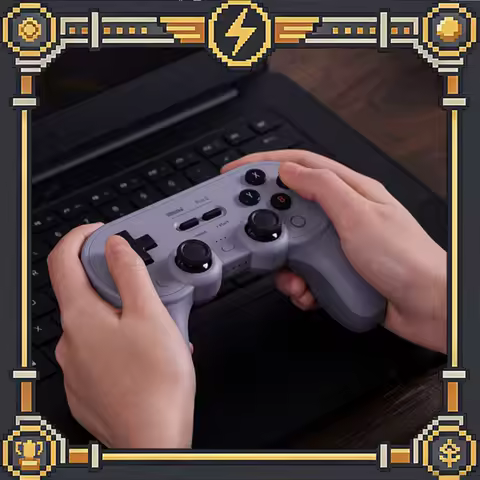 8BitDo Pro 2 Gamepad Wired Bluetooth USB Gaming Controller Portable With Hall Effect Joystick For Switch PC Android Steam Deck