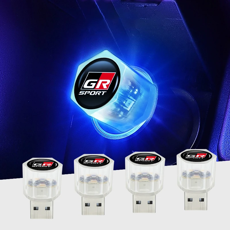 

Автомобильные USB-лампы Ambient Lights Портативные мини-светодиодные атмосферные лампы для Toyota Crown Corolla YARIS L Auris C-HR Hilux Vios Rav4 Prius Izoa