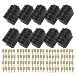 5Pcs 10Pcs Rocker Switch Plug-In Socket Adapter Spade Terminals Kit Connector Block for ARB Carling Narva Contura Switch Wiring