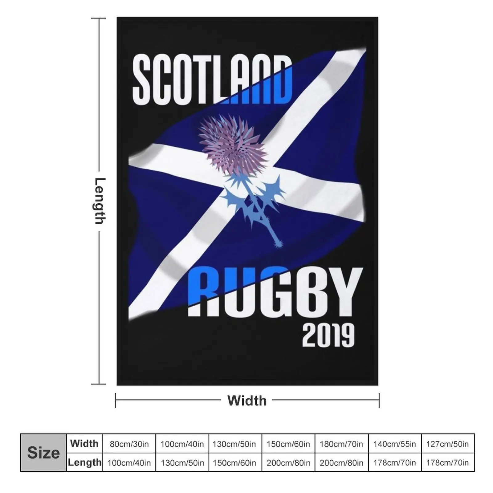 Scotland Rugby Team Tournament 6 nations 2019 Throw Blanket Blankets Sofas Of Decoration Loose Flannels Soft Beds Blankets