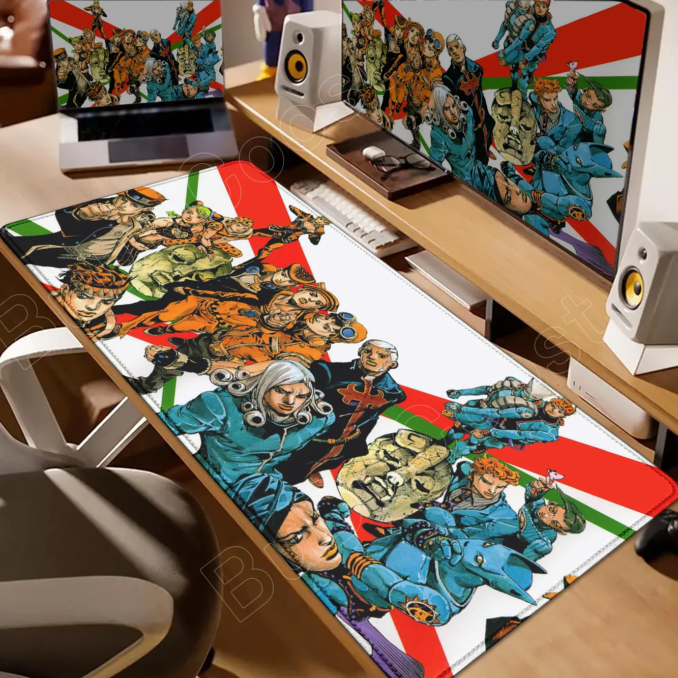

New HD Printing Jojo Bizarre Adventure Mouse Pad Gamer Keyboard Pad Non-slip Mousepad Anime Gaming Accessories Mice Pad Desk Mat