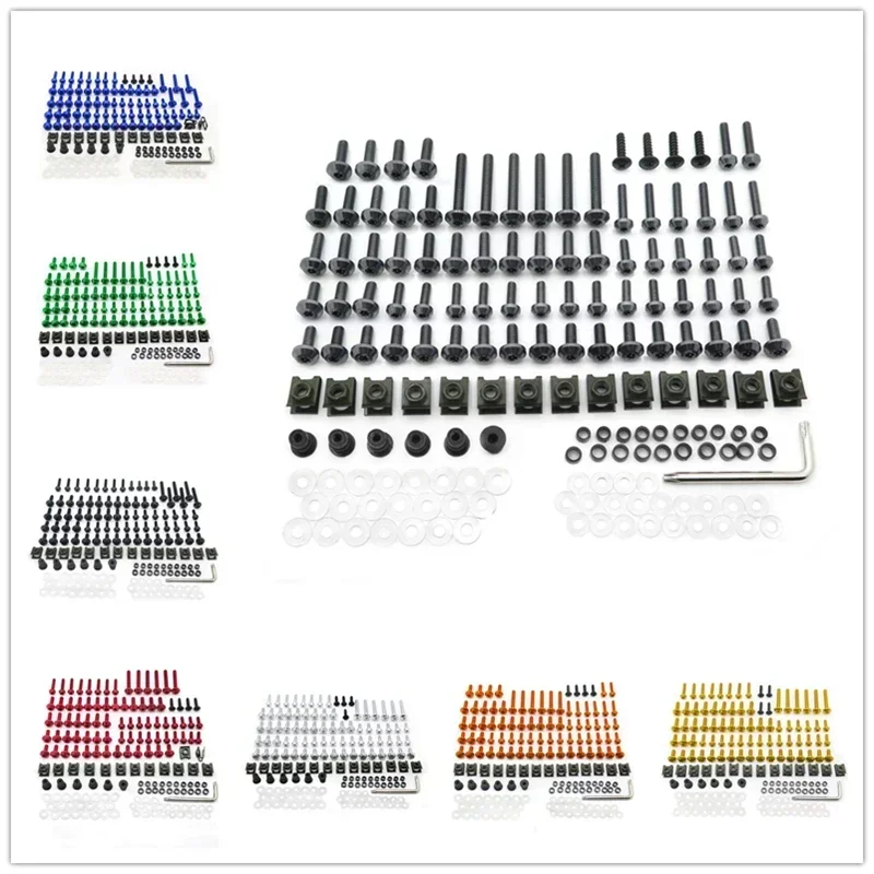 Motorcycle Fairing Bolt Kit body screws For kawasaki vulcan Suzuki GSX-R 1000 2005 2006 GSXR CNC HONDA CBR 600F4