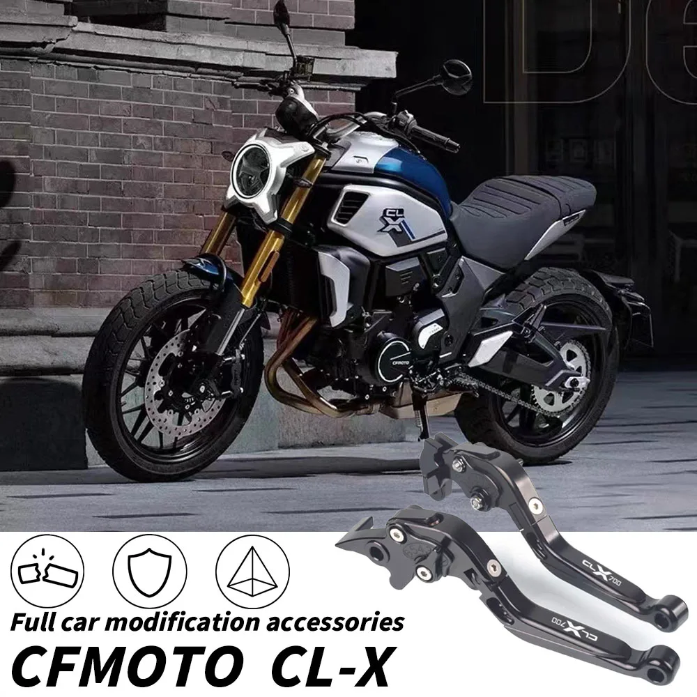 CLX700 LOGO For CFMOTO 700CL-X 700 CLX 700 CL-X700 700CLX Brake Lever Clutch Adjustable Handle Levers Motorcycle Accessories