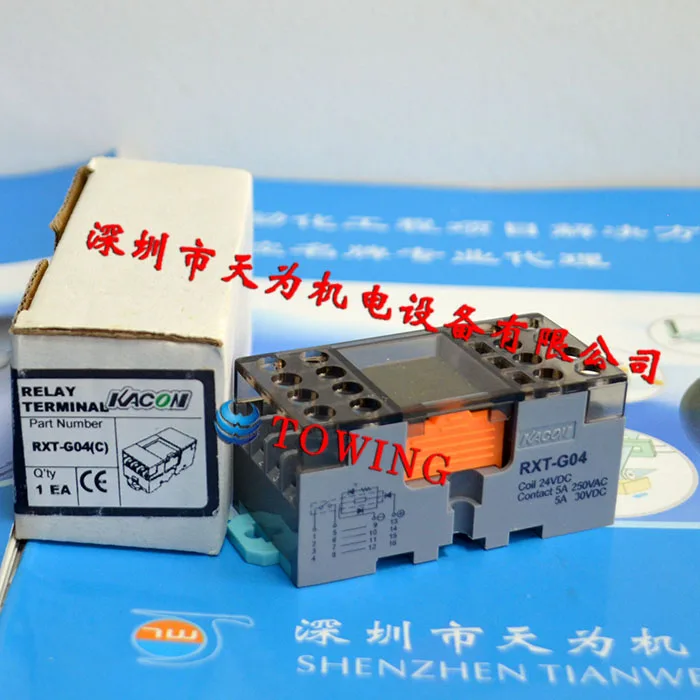 [Genuine - Quality Assurance One Year] KACON Korea Kaikun RXT-G04 (C) Relay Module (please Negotiate)