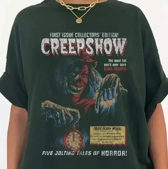 Creepshow Stephen King George Romero Shirt, Short Sleeve, Sizes S-5XL