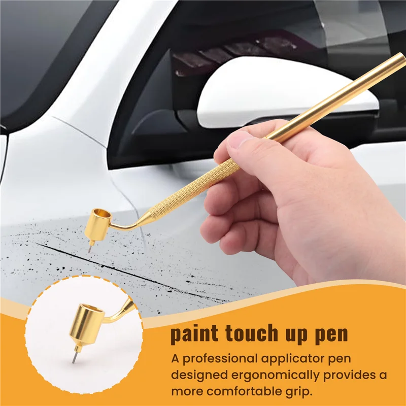 Abln-caneta líquida de linha fina, caneta de aplicação de pintura, caneta marcadora de precisão angular para reparo de arranhões de carro