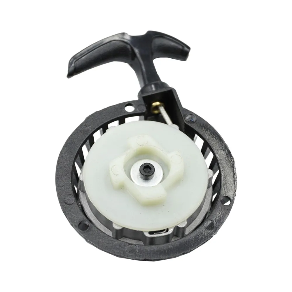49cc Pull Starter Recoil Pull Starter Assembly Handle Puller Hand Pulling Disc 104mm/98mm For Pocket Bike Garden Power Tool