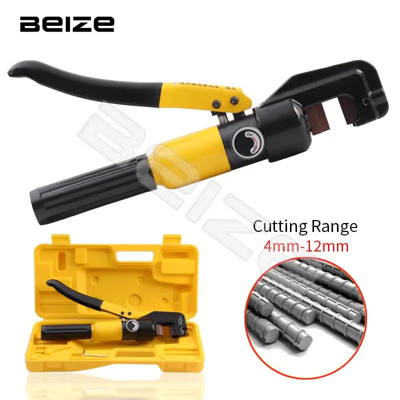 

Integral Hydraulic Rebar Cutter SC-12/HY-12 Steel Bar Cutter Manual Pliers Hydraulic Steel Cutting Tool Machine