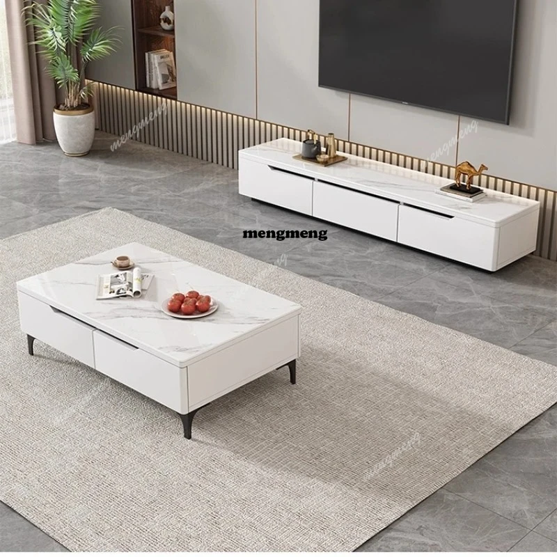 E182 Cheap Universal TV Stand Cabinet Gold Legs Designer TV Stand Minimalist Glass Meuble Television Salon Living Room Furniture