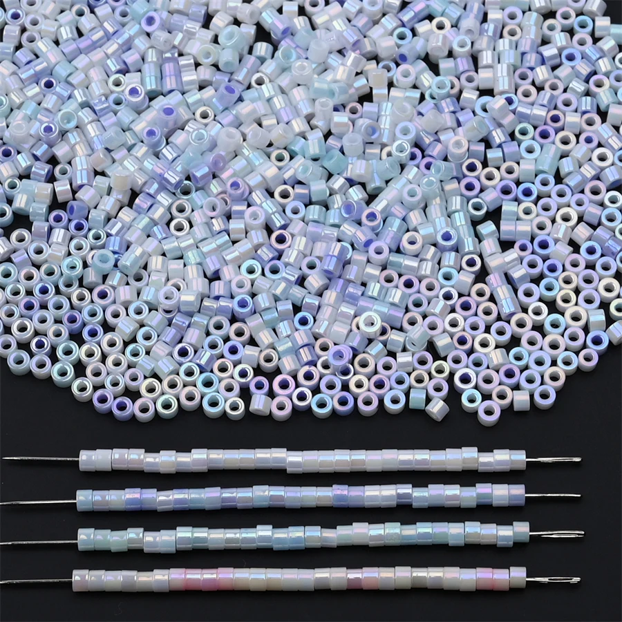 2mm Czech Craft Beads Colorful Waist Glass Seed Beads Charm For Jewelry Making Necklace Diy Supplies Accessories