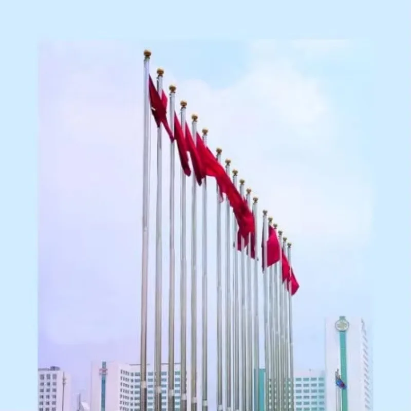 

【Hot】Best Selling Outdoor Cus-tom Stainless Steel Flag Pole for Sale