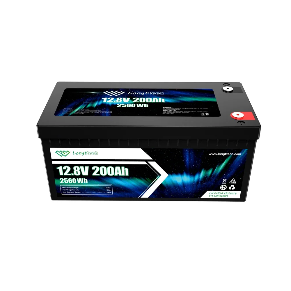 Fast Delivery 12V 100Ah 200Ah 300Ah LiFePO4 with BMS LED Display Solar System for RV Electric Boat Golf Chart