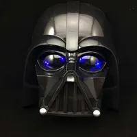 LED Christmas PV Darth Vader Mask Empire Clone Soldiers Light Mask Helmet Halloween Luminous Masks