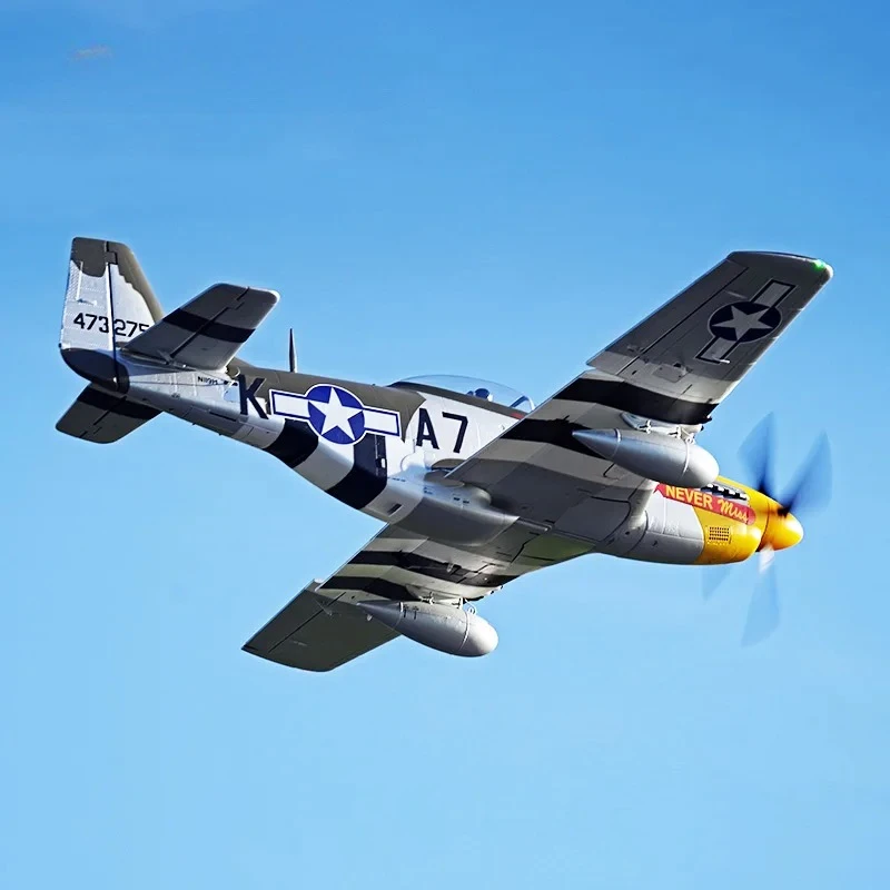 Fms 1500mm Wingspan P-51d Mustang Wwii Classic Propeller Bomber Assembled Fixed Wing Model Aircraft Training Aircraft