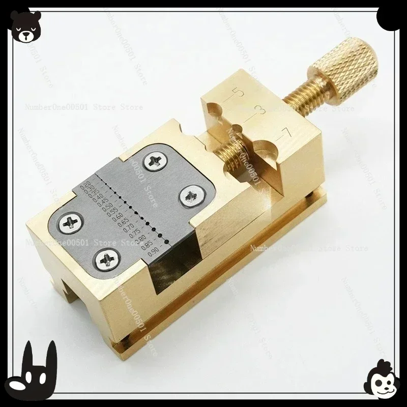 

Watch repair tool Pure copper pliers Watch handle head holder Pointer pipe clamp Balance wheel clamp Head fixing seat Wheel