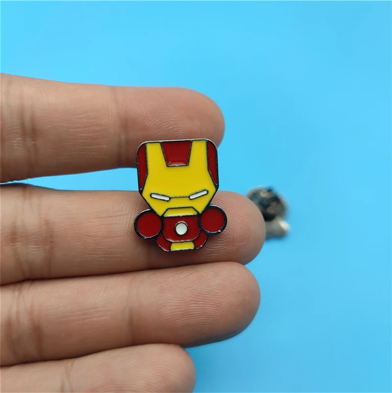 Spider Thor Nick Fury Captain America Iron Man Costume Cosplay spilla in metallo spilla in lega accessori