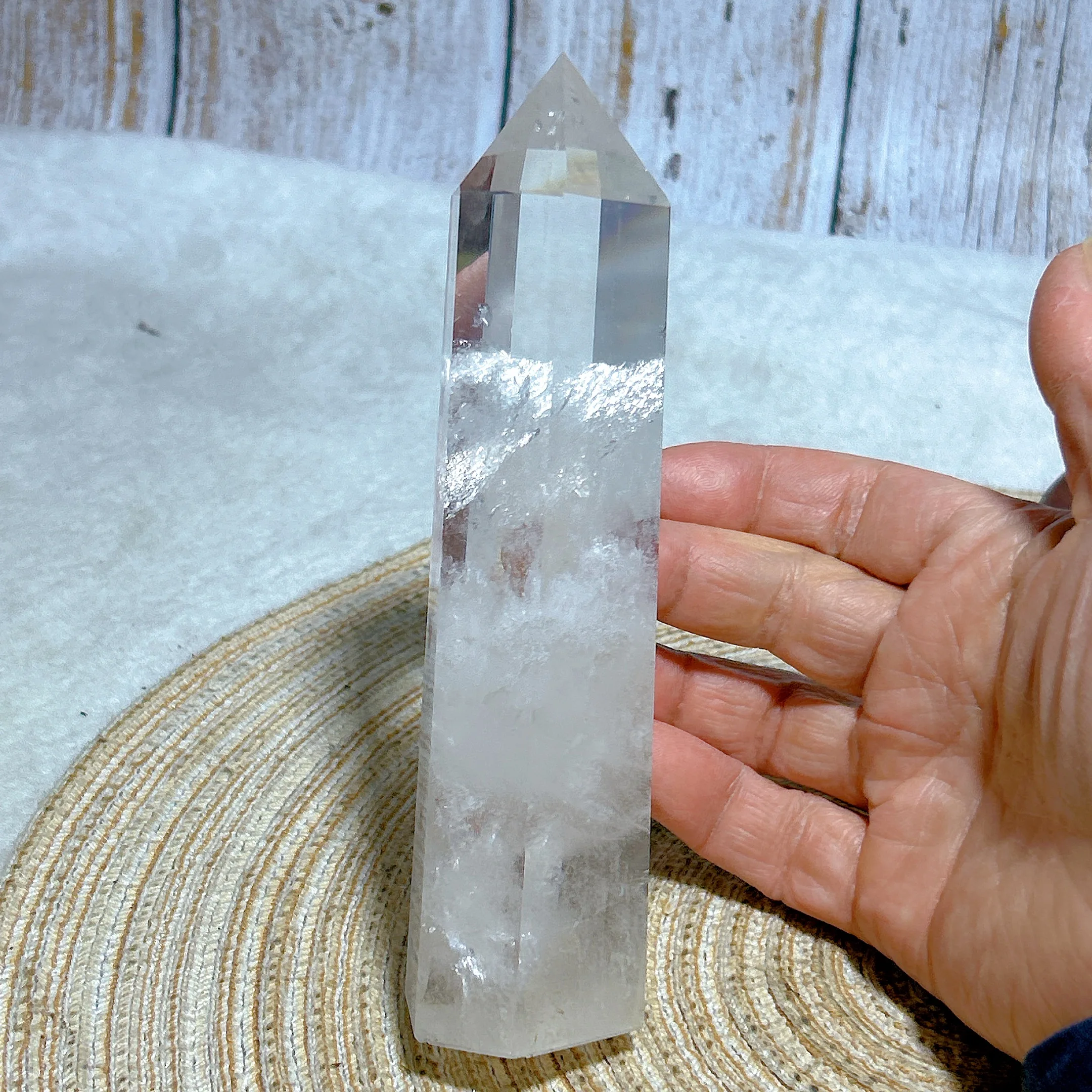 Natural Crystal Clear Quartz Rainbow Big Tower Healing High Quality Reiki Mineral Energy Ore Home Decorations Room Decor Gift