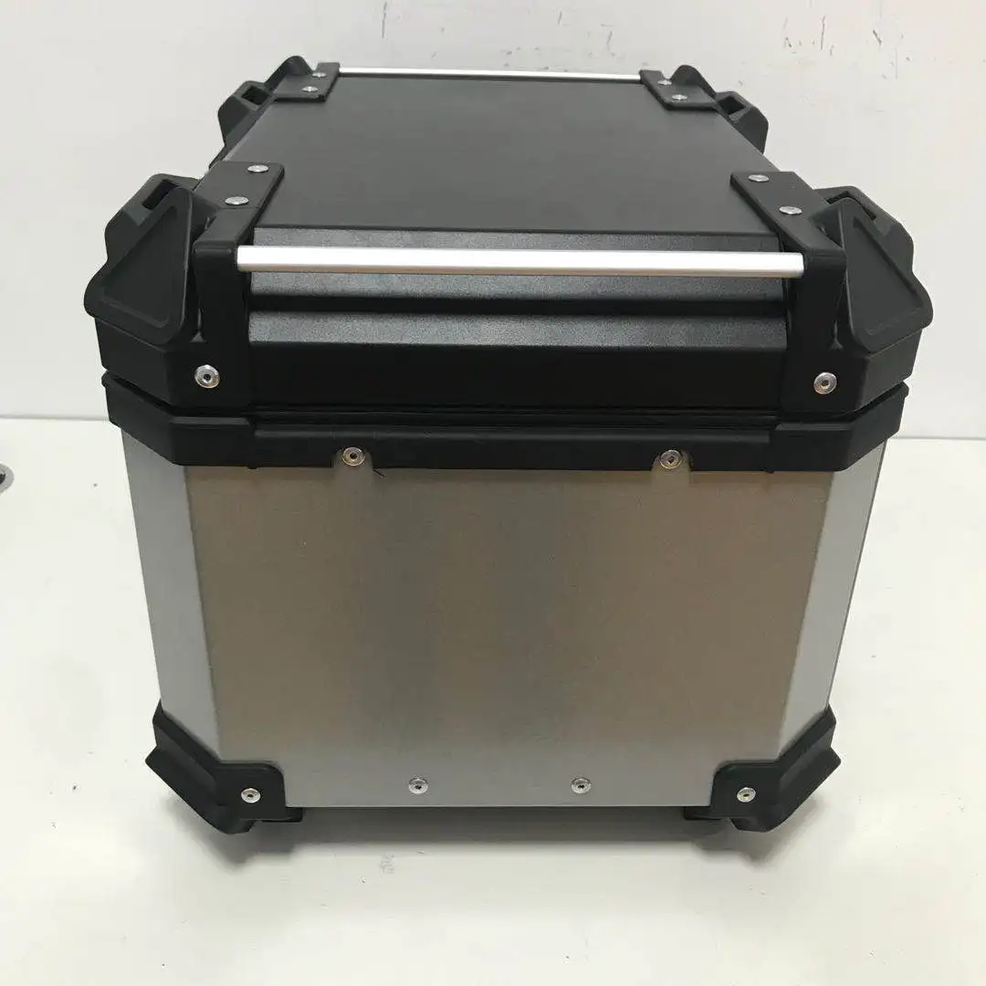 STLF 45L سكوتر خلفي توصيل الألياف الزجاجية للبضائع بسرعة تحرير قفل الصندوق العلوي من الألومنيوم للدراجة النارية #5