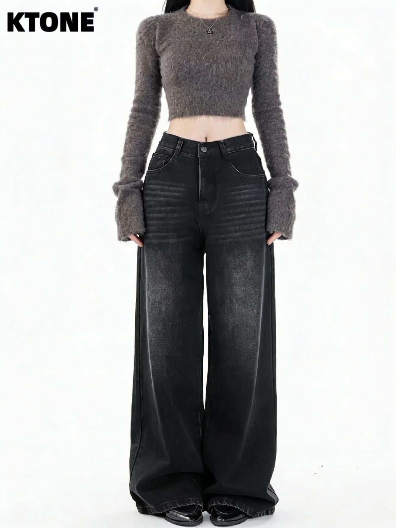 

Джинсы Drip Black Baggy для мужчин, однотонные, минималистичные, в стиле ретро. Аксессуары и ремни в комплект не входят.