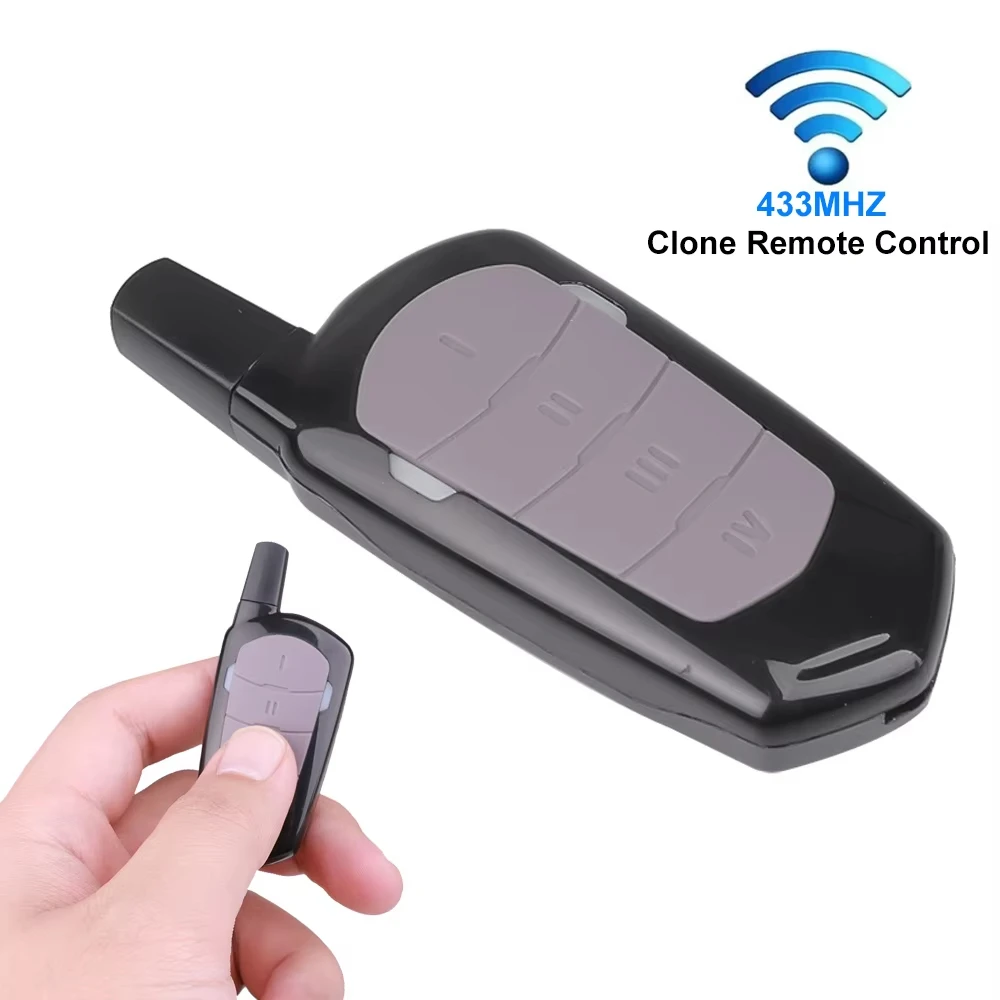 433MHz Garage Door Remote Control Cloner – Fixed/Rolling Code Duplicator for Gates/Electric Access