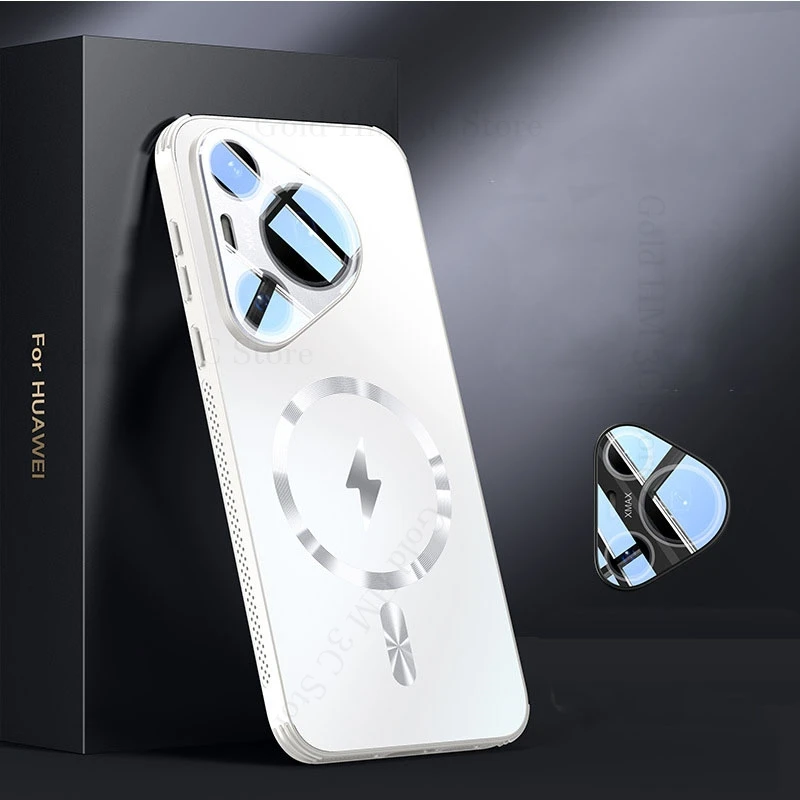

Armor Magnetic Case For Huawei Pura 80 70 Ultra For Magsafe Magsafing Cooling Cover For Huawei Pura 70 Pro Plus P60 P50 Pro Capa