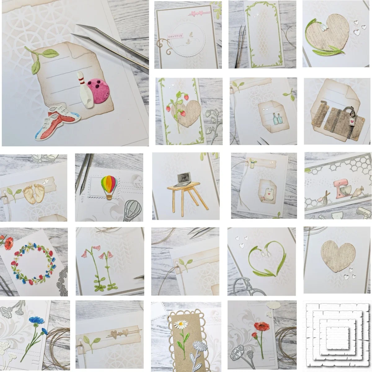 

Cornflower Heart Luftballong Metal Cutting Dies for DIY Decorating Scrapbook Paper Gift Card Album Embossing Craft Die 2025