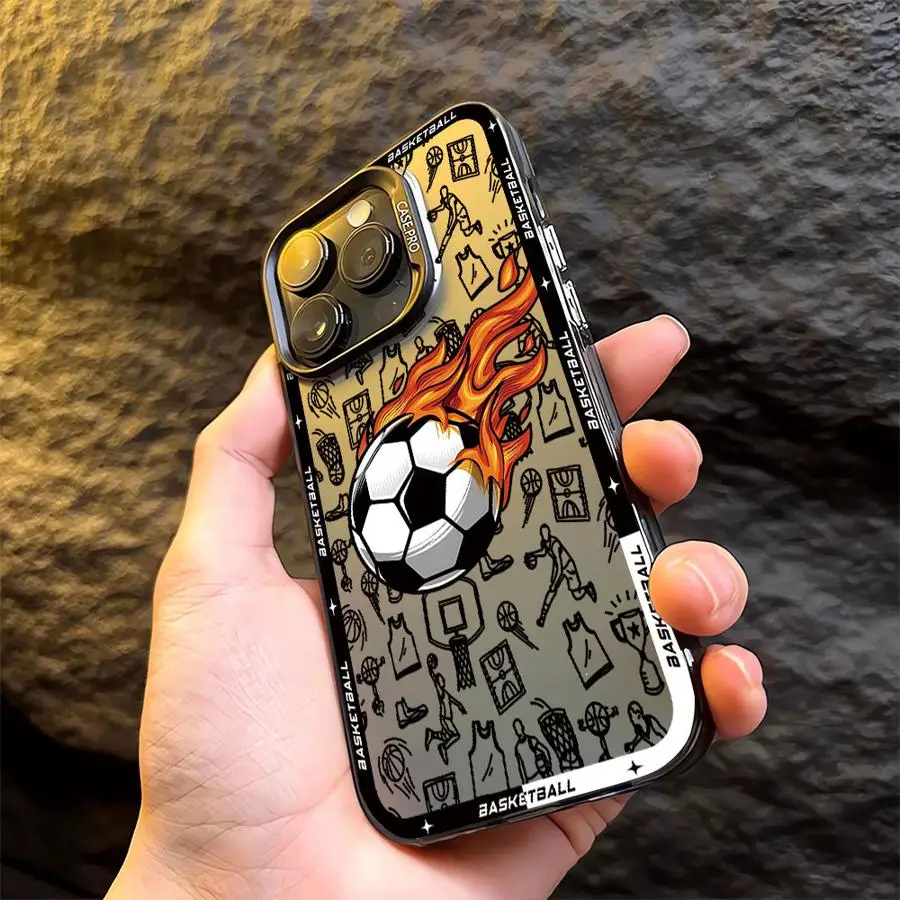 Basketball Art Phone Case for Xiaomi Redmi Note 7 8 9 9S 10 11 12 13 14 Pro Plus 4G 5G Anti Fall Matte Back Cover - view 6