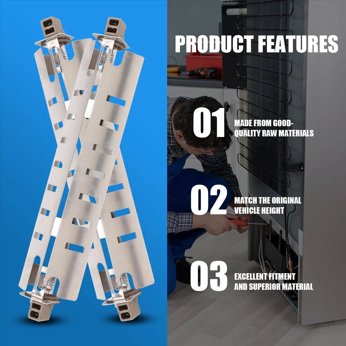 T80C! 2PCS Aquecedores de Descongelamento WR51X10055 para Refrigeradores Kenmore Hotpoint GE Universal Elétrico RCA Freezer