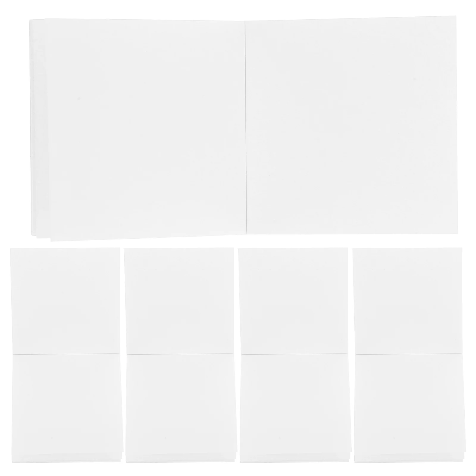 5Sets Double-Sided Palette Paper Waterproof Tear-Off Sheets for Mixing Colors Painting Art Projects Sketch Book Watercolor Paper