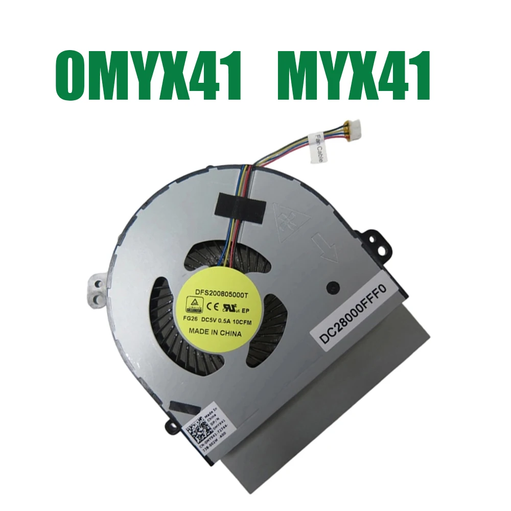 

For Alienware 17 R2 R3 DC28000FFF0 DFS200805000T FG26 0MYX41 MYX41 DC5V 0.5A Laptop GPU Fan