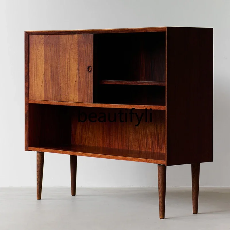 

LJYBookcase Cherry wood study storage drawer, high cabinet desk chest