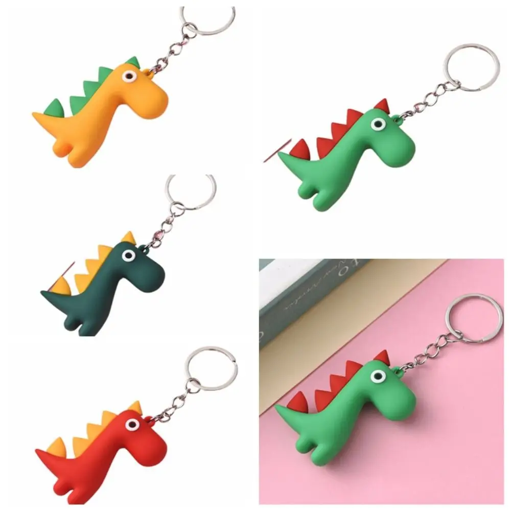 Creative Korean Style Dinosaur Key Holders Multi-function Multicolor Animal Cartoon Key Ring Bag Pendant Mini Key Chain Women