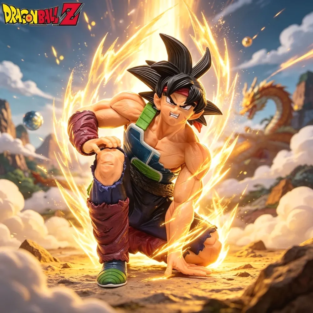 22cm/8,66 Zoll Anime Dragon Ball Z Figur Burdock Goku Actionfiguren PVC-Statue Desktop-Ornament Sammlermodell Spielzeug Geschenke
