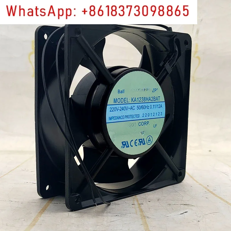 KA1238HA2BAT AC 220-240V 0.11/12 A 12cm full metal fan