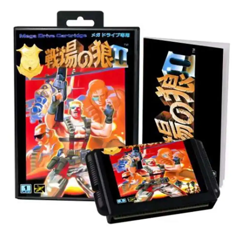 

Mercs с коробкой и руководством для 16-битной игровой картриджа Sega MD System Megadrive Genesis