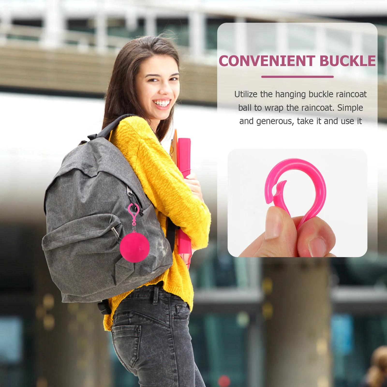 

4Pcs Rain Ponchos for Adults Waterproof Mountaineering Hiking Outdoor Protection Comfortable Adult Raincoat Portable Raincoat