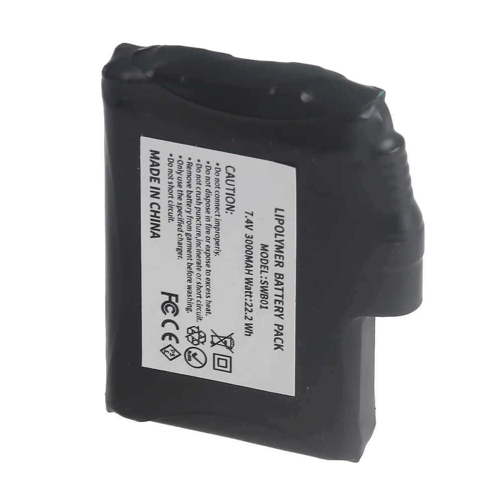 7.4V 3000mah リチウムポリマーバッテリー、加熱手 - Heated Vest Battery のレビューと価格