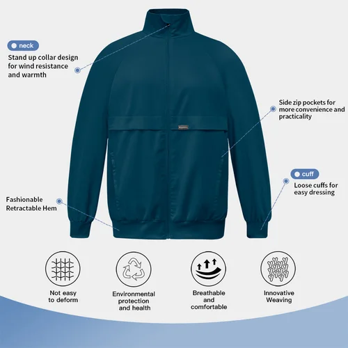 Imagen 2 del producto Niaahinn, chaquetas médicas para clínica Dental, hombres y mujeres, ropa de trabajo veterinaria para mascotas, uniformes de enfermera de Color sólido, venta al por mayor