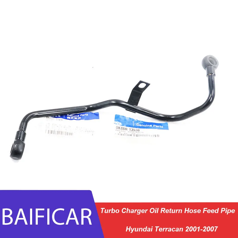 Baificar Brand New Genuine Turbo Charger Oil Return Hose Feed Pipe 0K88R-13530 For Hyundai Terracan 2001-2007